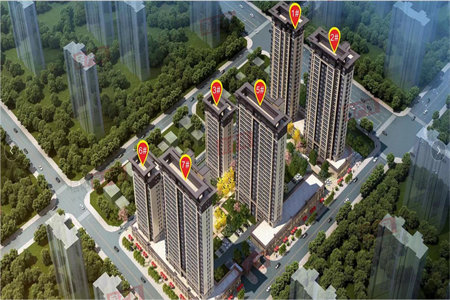 嘉誉4期胜利楼层，站的高看的远，价格便宜首付低